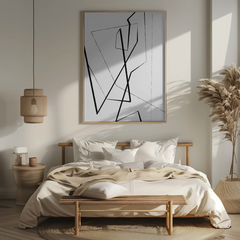 Angular Lines No 4 Poster